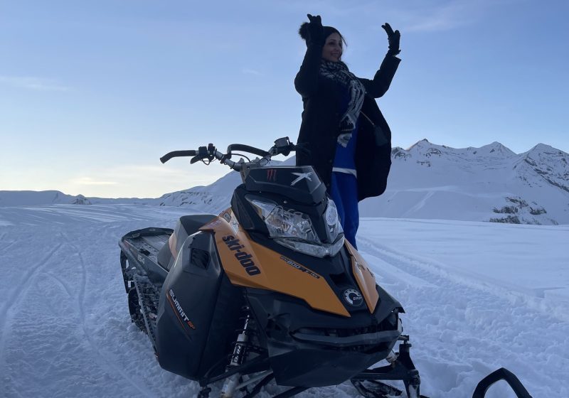 Snowmobile tours in Gudauri